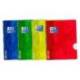 LIBRETA GRAPADA MARCA OXFORD OPENFLEX TAPA PLASTICO DIN A4 48 HOJAS HORIZONTAL COLORES PASTEL SURTIDOS