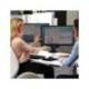 BRAZO PARA MONITOR FELLOWES SERIE EPPA AJUSTABLE ALTURA 2 PANTALLAS NORMATIVA VESA HASTA 10 KG COLOR NEGRO