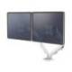 BRAZO PARA MONITOR FELLOWES SERIE EPPA AJUSTABLE ALTURA 2 PANTALLAS NORMATIVA VESA HASTA 10 KG COLOR BLANCO