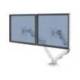 BRAZO PARA MONITOR FELLOWES SERIE EPPA AJUSTABLE ALTURA 2 PANTALLAS NORMATIVA VESA HASTA 10 KG COLOR BLANCO