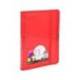 Carpeta con recambio Carchivo Dune Din A4 4 anillas 20 mm Polipropileno Rojo con gomilla y ribete