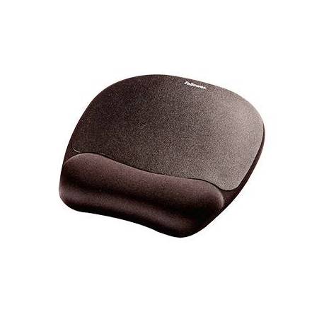 ALFOMBRILLA PARA RATON FELLOWES CON REPOSAMUÑECAS DE ESPUMA MEMORY FOAM COLOR NEGRO 230X196X20 MM