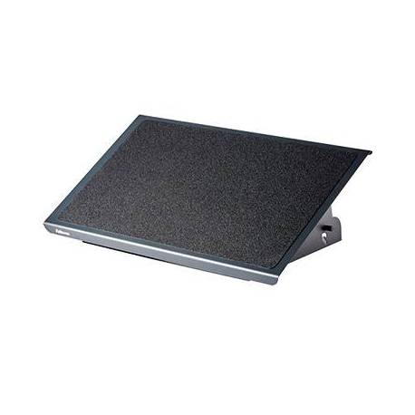 REPOSAPIES FELLOWES ULTIMATE SERIE PROFESSIONAL METALICO AJUSTABLE 3 ALTURAS COLOR NEGRO 96X560X32 MM