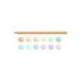 Lapices de colores Carioca Pastel Hexagonal 12 colores