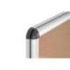 VITRINA DE ANUNCIOS MARCA BI-OFFICE FONDO CORCHO DE INTERIOR MARCO DE ALUMINIO 720X981 MM