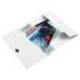 Carpeta de gomas Leitz Wow con solapas Polipropileno Din A4 Blanco