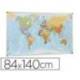 Mapa mural del mundo planisferio magnetico Faibo