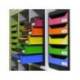 FICHERO CAJONES SOBREMESA MARCA EXACOMPTA BIG-BOX PLUS CLASSIC IDERAMA ARLEQUIN 5 CAJONES MULTICOLORES
