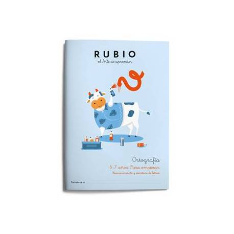CUADERNO RUBIO ORTOGRAFIA 6-7 AÑOS PARA EMPEZAR