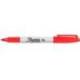 Rotulador Sharpie Permanente Rojo Punta fina Caja 12 unidades