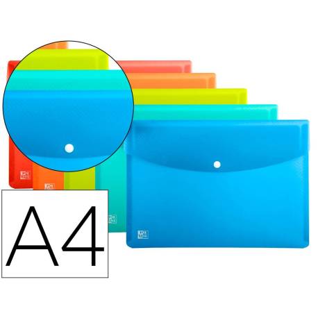 Carpeta sobre con broche Elba DIN A4 5 unidades Colores Surtidos