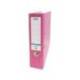 Archivador de palanca Elba Carton forrado PVC Folio Lomo de 80 mm Rosa