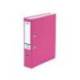 Archivador de palanca Elba Carton forrado PVC Folio Lomo de 80 mm Rosa