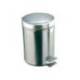 Papelera de Acero Inoxidable Brillo con Pedal 20 L