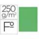 Subcarpeta Gio Folio 250 gr Cartulina verde