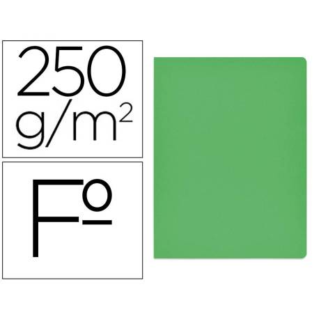 Subcarpeta Gio Folio 250 gr Cartulina verde