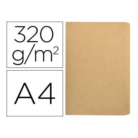 Subcarpeta Gio Folio 320 gr Kraft Bicolor con solapa