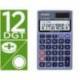 Calculadora Bolsillo Casio SL-320TER con 12 digitos Azul