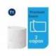 PAPEL HIGIENICO TORK SUAVE 2 CAPAS 360 MT PARA DISPENSADOR T1 PAQUETE DE 6 ROLLOS