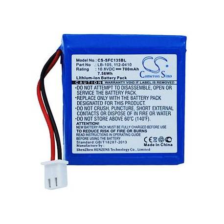 Bateria de Litio de Safescan LB-105 Recargable