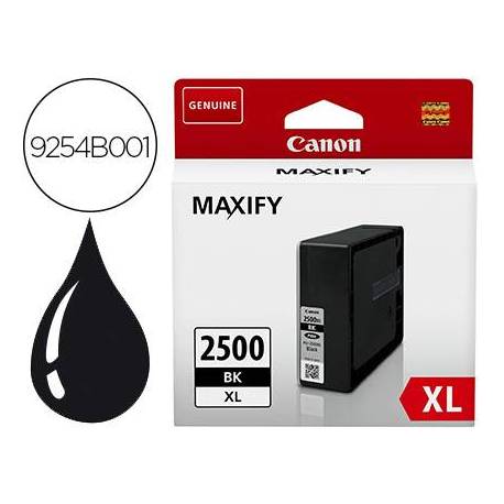 Cartucho Canon PGI-2500 XL Maxify negro 9254B001