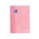 CUADERNO ESPIRAL OXFORD DIN A4+ 80 HOJAS CUADRO 5 MM CON MARGEN COLOR ROSA