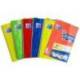 Cuaderno espiral oxford tapa extradura folio 80 hojas cuadro 4 mm con pizarra blancapack 4+1 colores clasicos.