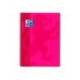 Bloc Oxford Folio School Classic Cuadricula 4 mm 80 hojas Fucsia