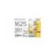 Etiqueta adhesiva Avery 38,1x21,2 mm Amarillo fluorescente Removible caja de 1625