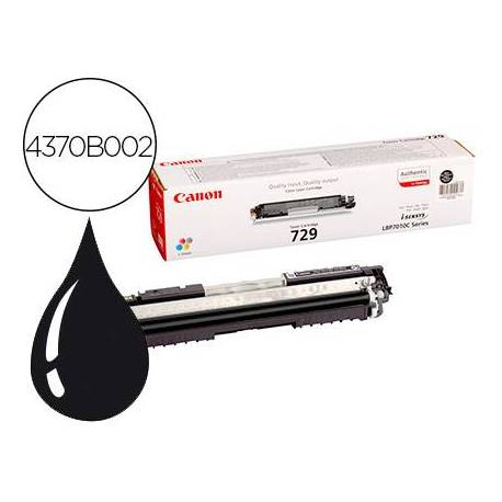Toner Canon 729 BK Negro 4370B002