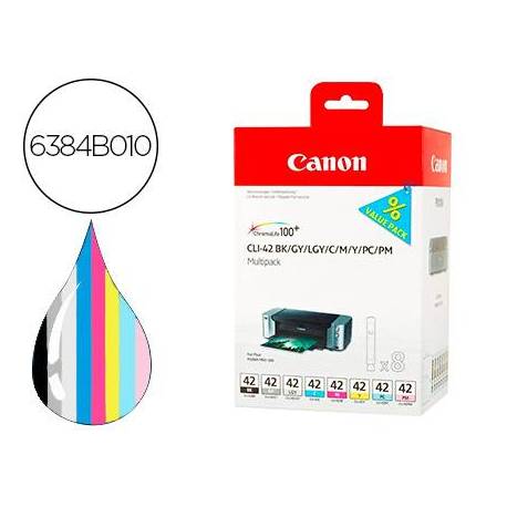 Cartucho Canon CLI-42 pixma 8 cartuchos 6384B010