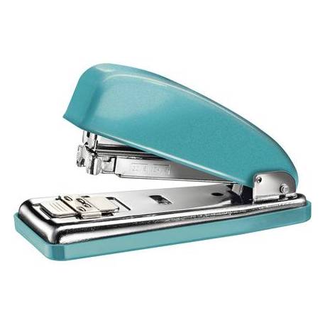 Grapadora Petrus 226 Classic wow Turquesa metalizado Capacidad de 30 hojas