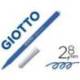 Rotulador Giotto Turbo Punta Media Lavable Azul Oscuro