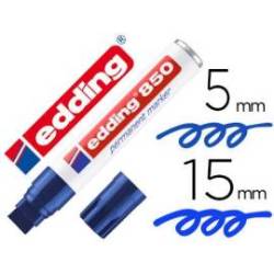 Rotulador Permanente Edding 850 Azul Punta Biselada