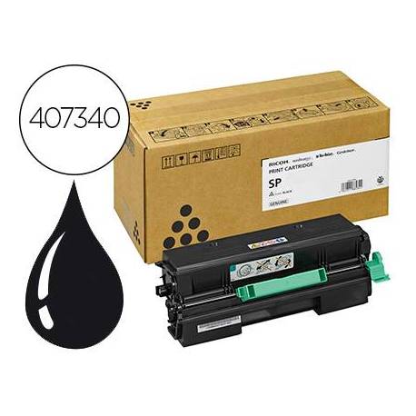 Toner Ricoh Aficio SP 3600DN, 3600SF, 3610SDF negro 407340