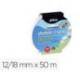 Cinta adhesiva doble cara Plico 12/18 mm x 50m Uso facil