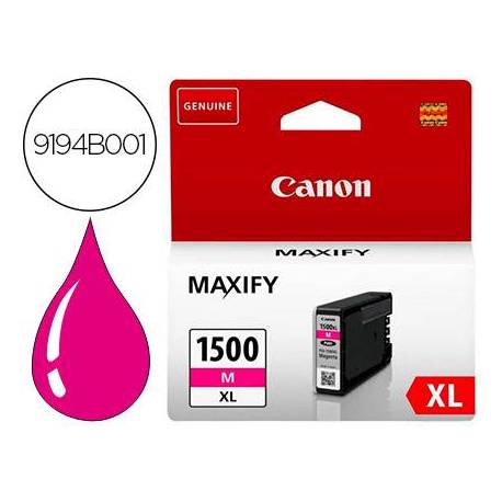 Cartucho Canon PGI-1500 XL magenta N. 9194B001