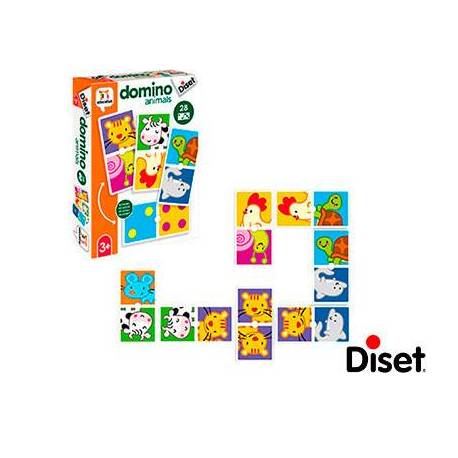 JUEGO MARCA DISET EDUCATIVO DOMINO ANIMALS
