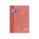 Recambio color 1 oxford din a4+ 80 hojas 90 gr cuadricula 5 mm tapa blanda 4 taladros color coral touch.