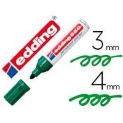 Rotulador Permanente Edding 550 Recargable Verde
