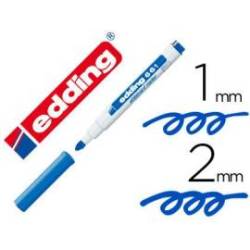 Rotulador para Pizarra Blanca Edding 661 Recargable Azul