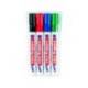 Rotulador para Pizarra Blanca Edding 660 Recargable Colores Surtidos Blister de 4 unidades
