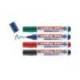 Rotulador para Pizarra Blanca Edding 660 Recargable Colores Surtidos Blister de 4 unidades