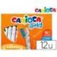 Rotulador Carioca Baby Punta Gruesa Lavables Colores Surtidos Caja de 12 unidades