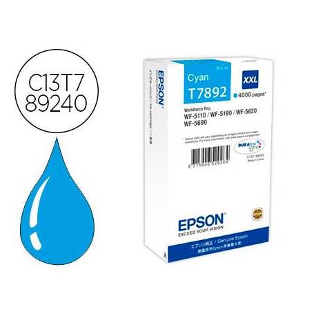 CARTUCHO INK-JET EPSON 7892XXL COLOR CIAN C13T789240