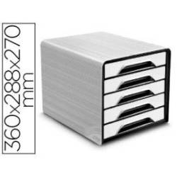 Fichero cajones CEP para 5 cajones Blanco/Negro
