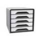 Fichero cajones CEP para 5 cajones Blanco/Negro