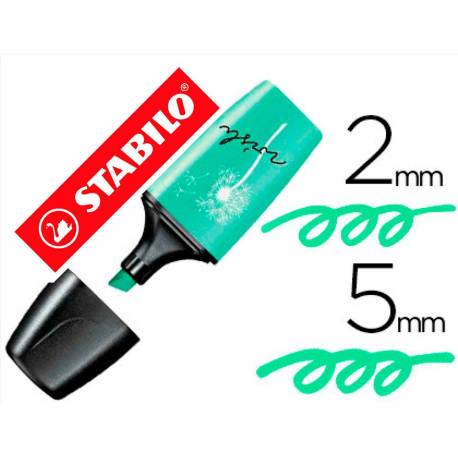 Rotulador Stabilo Boss Mini Pastellove Pizca de Menta