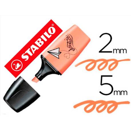 Rotulador Stabilo Boss Mini Pastellove Melocoton sedoso