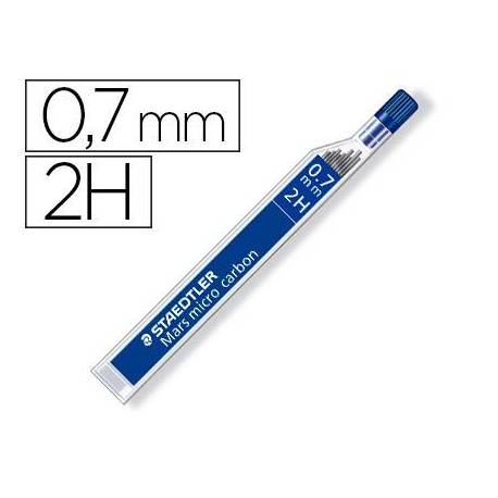 Minas Staedtler Mars Micro 0,7 mm 2H grafito Tubo de 12 unidades
